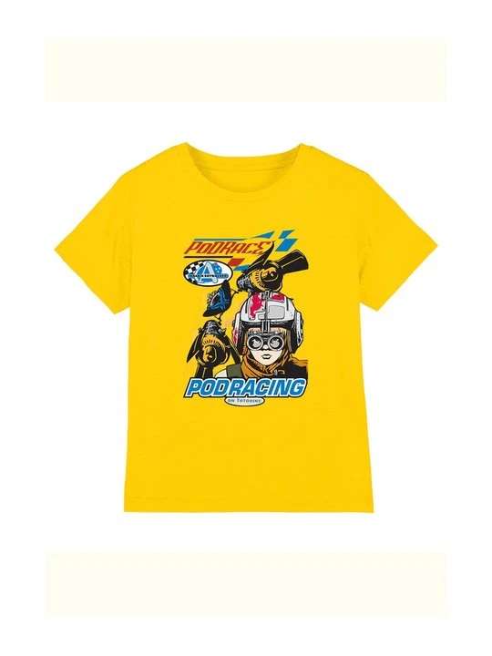 Zdjęcie produktu T-shirt z nadrukiem Star Wars żółty