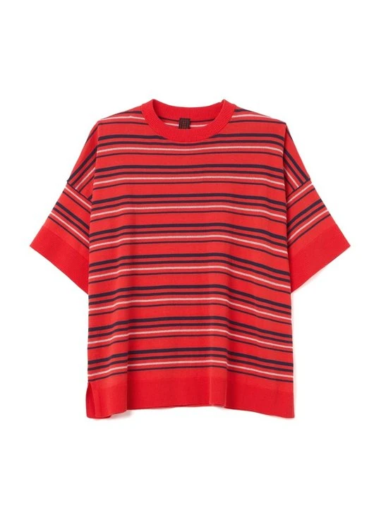 Zdjęcie produktu T-shirt z nadrukiem Stefanel niebieski
