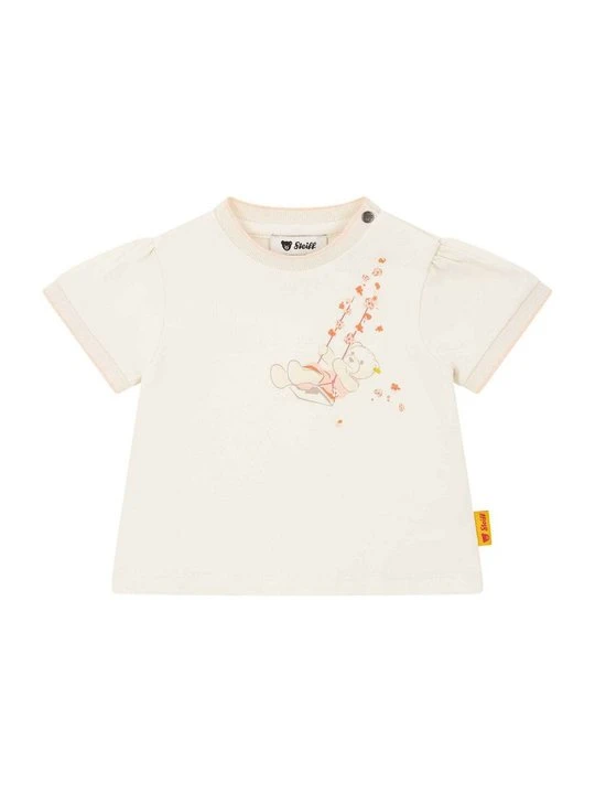 Zdjęcie produktu T-shirt z nadrukiem Steiff biały