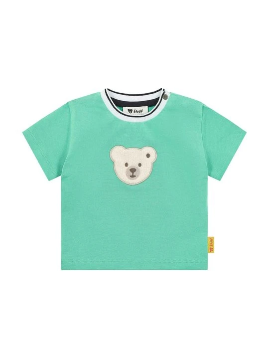 Zdjęcie produktu T-shirt z nadrukiem Steiff zielony