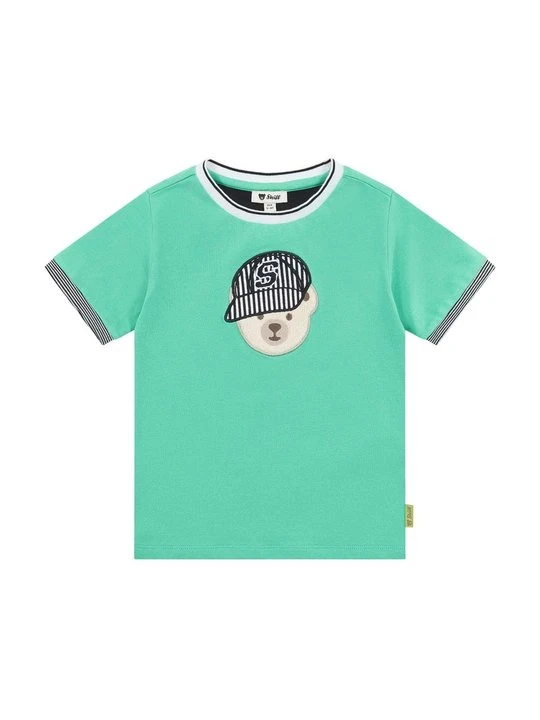 Zdjęcie produktu T-shirt z nadrukiem Steiff zielony