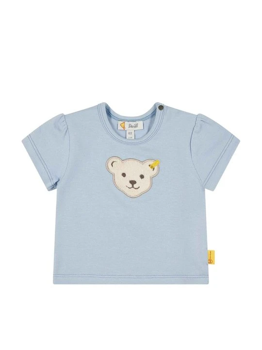 Zdjęcie produktu T-shirt z nadrukiem Steiff jasnoniebieski
