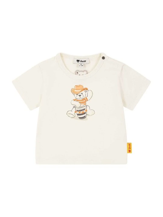 Zdjęcie produktu T-shirt z nadrukiem Steiff biały
