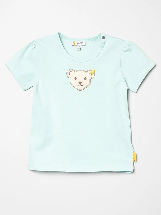 Zdjęcie produktu T-shirt z nadrukiem Steiff miętowy