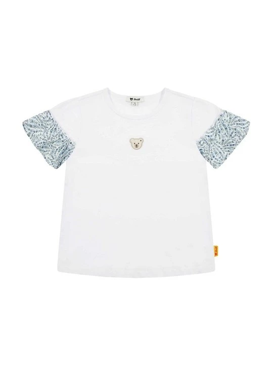 Zdjęcie produktu T-shirt z nadrukiem Steiff biały