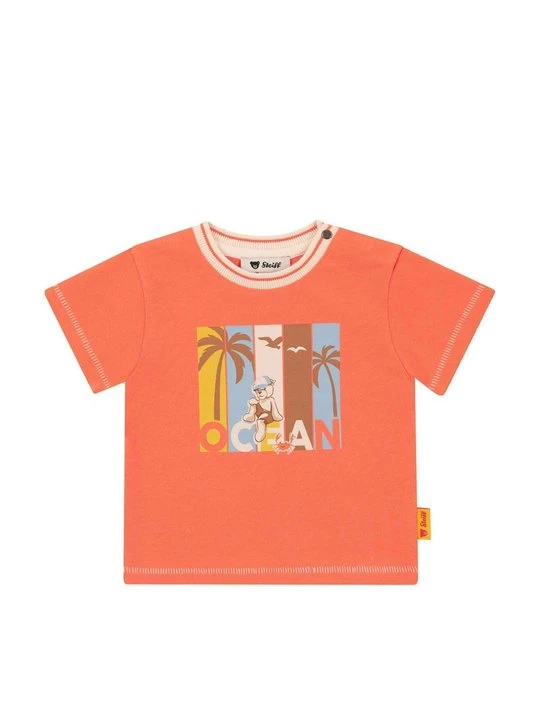 Zdjęcie produktu T-shirt z nadrukiem Steiff czerwony