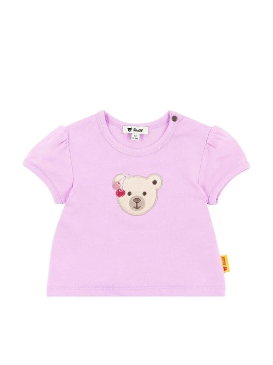 Zdjęcie produktu T-shirt z nadrukiem Steiff fioletowy