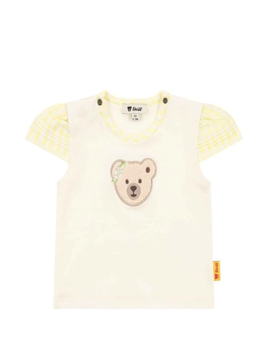Zdjęcie produktu T-shirt z nadrukiem Steiff mleczny