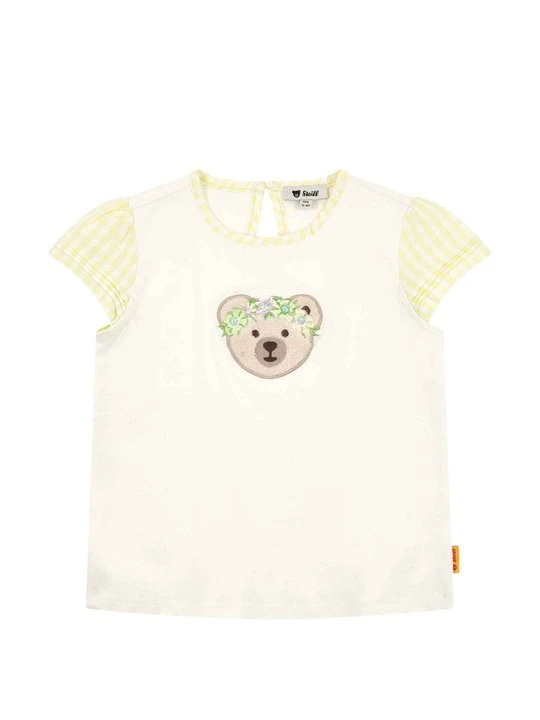 Zdjęcie produktu T-shirt z nadrukiem Steiff mleczny