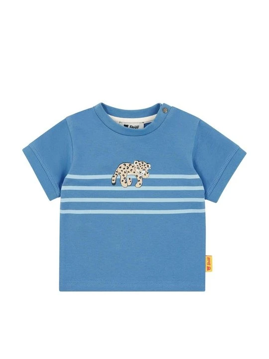 Zdjęcie produktu T-shirt z nadrukiem Steiff niebieski
