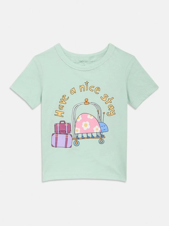 Zdjęcie produktu T-shirt z nadrukiem Stella McCartney jasnozielony
