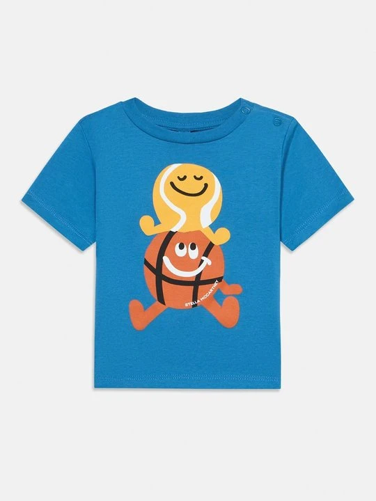 Zdjęcie produktu T-shirt z nadrukiem Stella McCartney niebieski