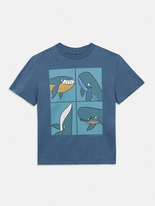 Zdjęcie produktu T-shirt z nadrukiem Stella McCartney niebieski