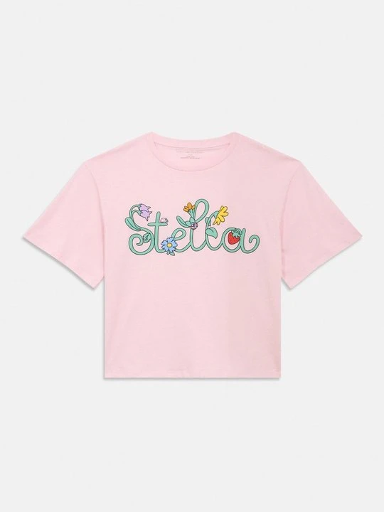 Zdjęcie produktu T-shirt z nadrukiem Stella McCartney różowy