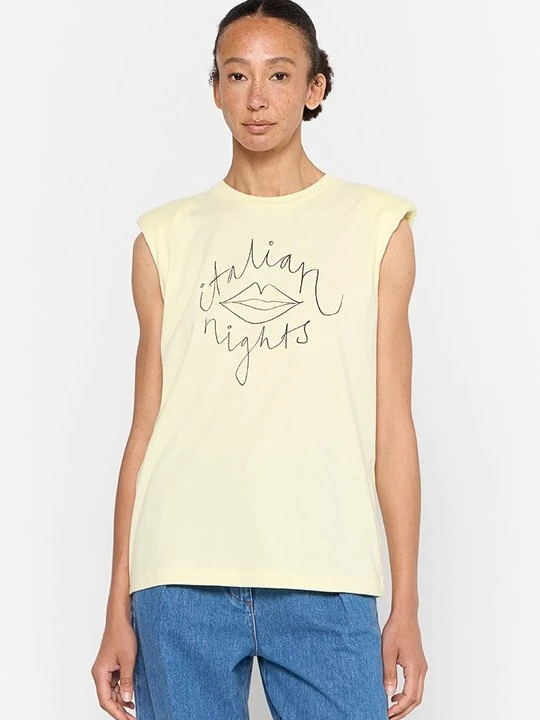 Zdjęcie produktu T-shirt z nadrukiem Stella Nova żółty