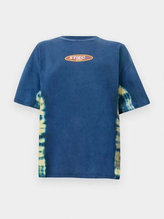 Zdjęcie produktu T-shirt z nadrukiem Stieglitz niebieski