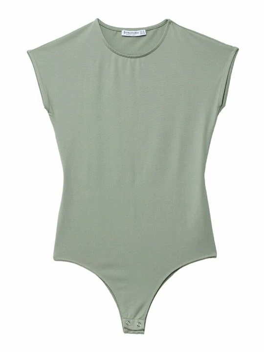 Zdjęcie produktu T-shirt z nadrukiem Stradivarius jasnozielony