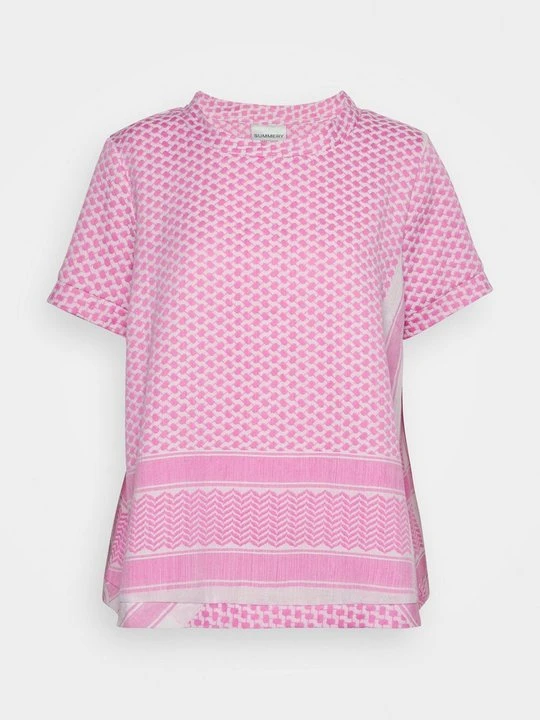 Zdjęcie produktu T-shirt z nadrukiem SUMMERY Copenhagen różowy