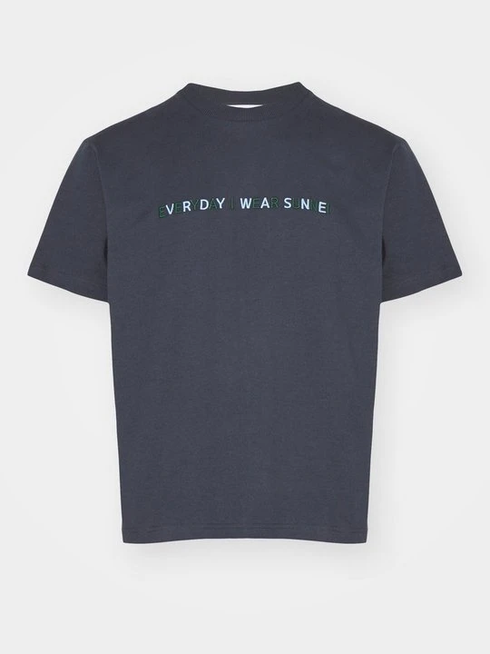 Zdjęcie produktu T-shirt z nadrukiem Sunnei niebieski