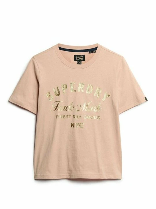 Zdjęcie produktu T-shirt z nadrukiem Superdry różowy