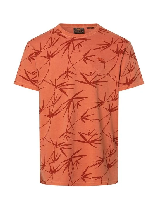 Zdjęcie produktu T-shirt z nadrukiem Superdry pomarańczowy