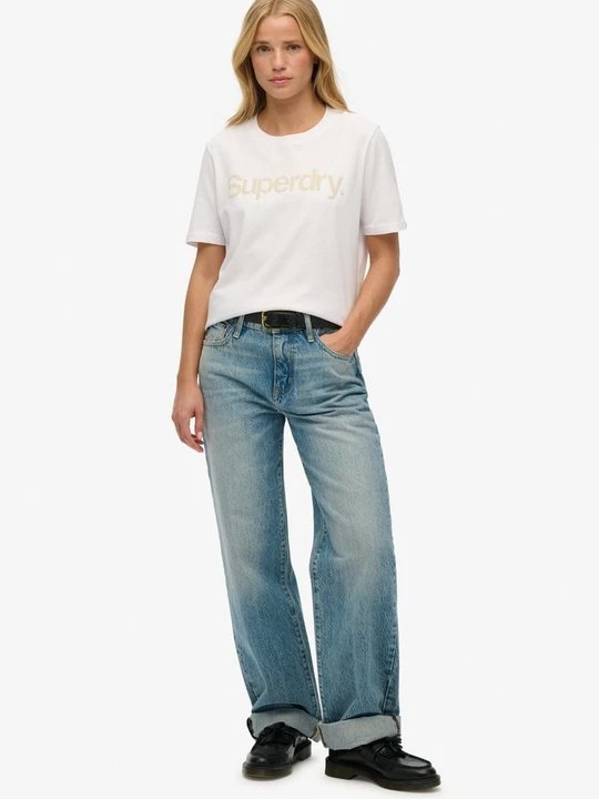 Zdjęcie produktu T-shirt z nadrukiem Superdry biały