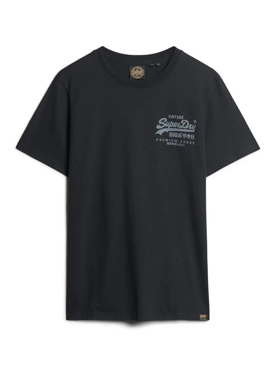Zdjęcie produktu T-shirt z nadrukiem Superdry czarny