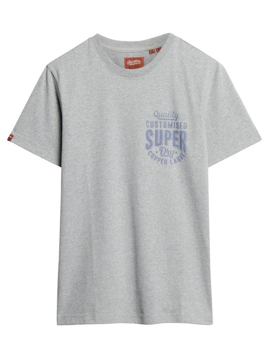 Zdjęcie produktu T-shirt z nadrukiem Superdry szary