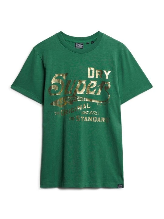 Zdjęcie produktu T-shirt z nadrukiem Superdry zielony