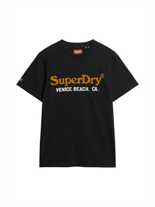 Zdjęcie produktu T-shirt z nadrukiem Superdry czarny