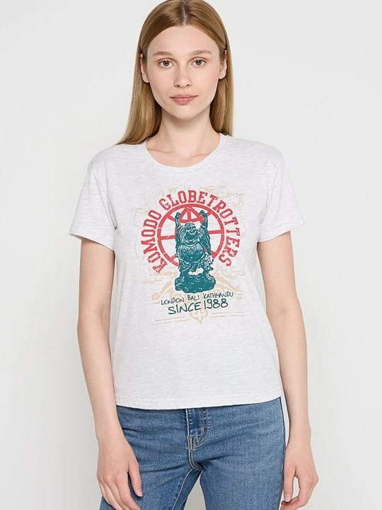 Zdjęcie produktu T-shirt z nadrukiem Superdry biały