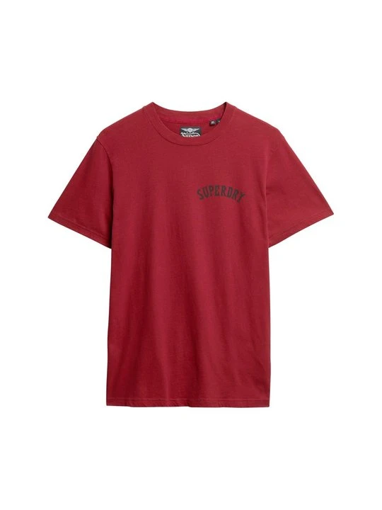 Zdjęcie produktu T-shirt z nadrukiem Superdry czerwony