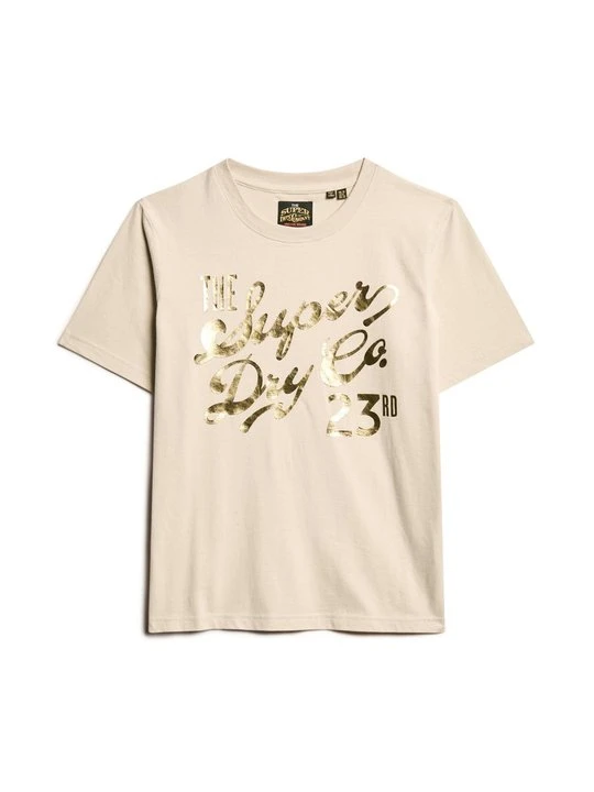 Zdjęcie produktu T-shirt z nadrukiem Superdry szary