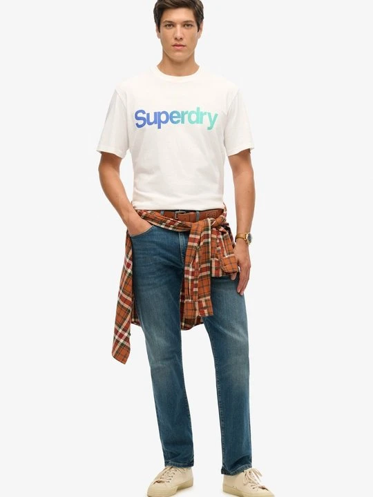 Zdjęcie produktu T-shirt z nadrukiem Superdry biały