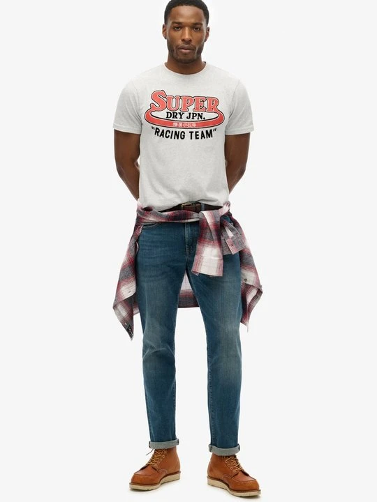 Zdjęcie produktu T-shirt z nadrukiem Superdry szary