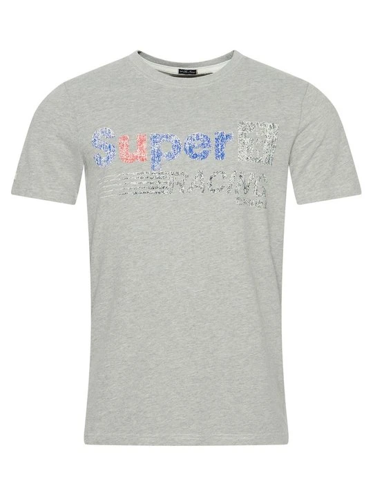 Zdjęcie produktu T-shirt z nadrukiem Superdry ciemnoszary