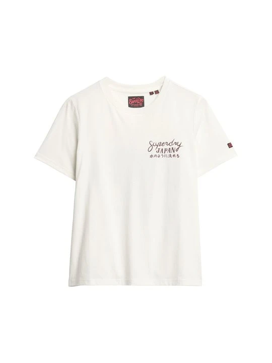 Zdjęcie produktu T-shirt z nadrukiem Superdry biały