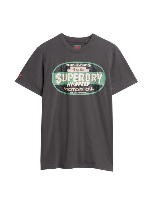 Zdjęcie produktu T-shirt z nadrukiem Superdry czarny