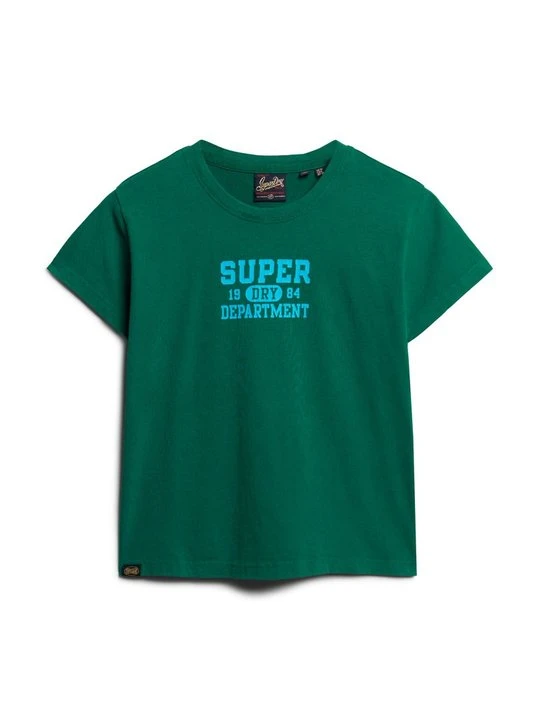 Zdjęcie produktu T-shirt z nadrukiem Superdry zielony