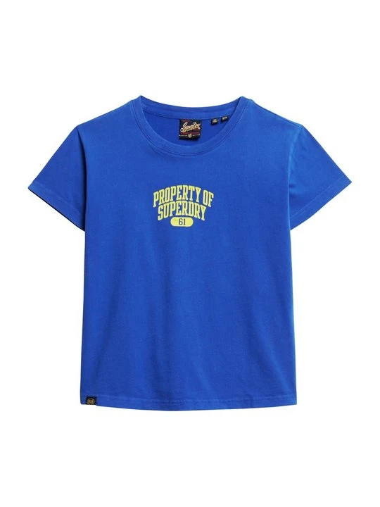 Zdjęcie produktu T-shirt z nadrukiem Superdry niebieski