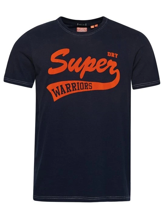 Zdjęcie produktu T-shirt z nadrukiem Superdry niebieski