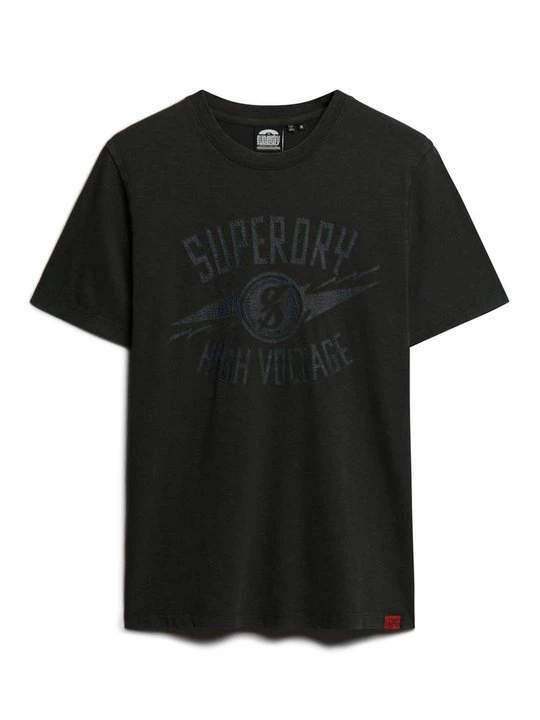 Zdjęcie produktu T-shirt z nadrukiem Superdry czarny