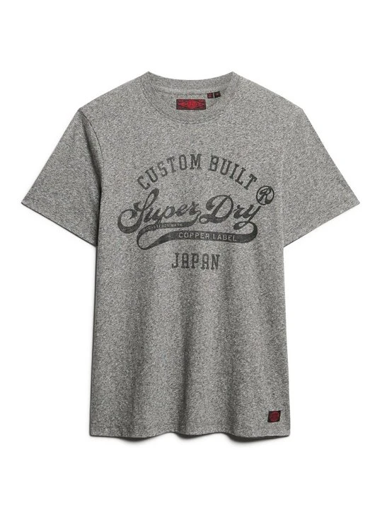 Zdjęcie produktu T-shirt z nadrukiem Superdry szary