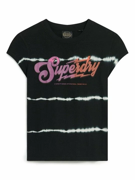 Zdjęcie produktu T-shirt z nadrukiem Superdry czarny