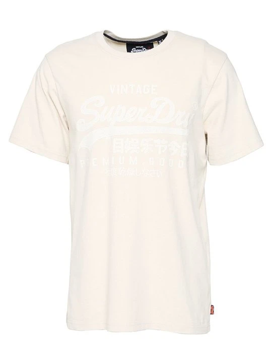 Zdjęcie produktu T-shirt z nadrukiem Superdry kamień