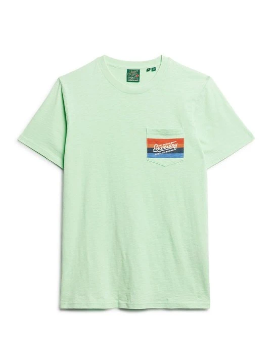 Zdjęcie produktu T-shirt z nadrukiem Superdry zielony