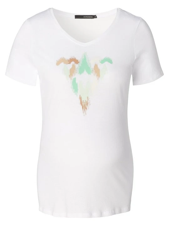 Zdjęcie produktu T-shirt z nadrukiem Supermom biały