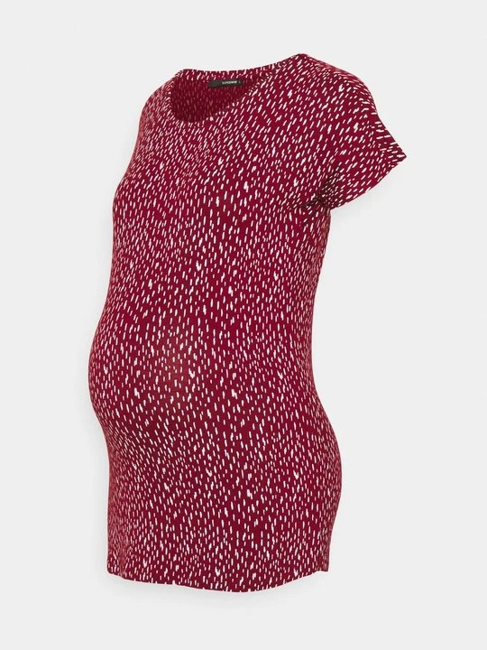 Zdjęcie produktu T-shirt z nadrukiem Supermom czerwony
