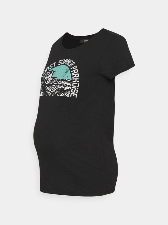 Zdjęcie produktu T-shirt z nadrukiem Supermom czarny