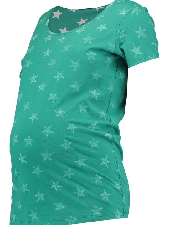 Zdjęcie produktu T-shirt z nadrukiem Supermom zielony